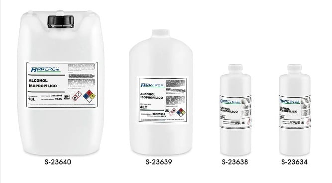 Alcohol Isopropílico al 70%: