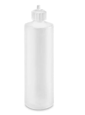 Botellas Cilíndricas Naturales - 16 oz, Tapa Abatible