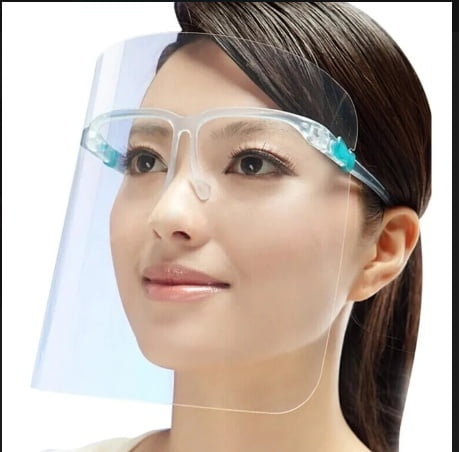 Careta Protector Facial Antiempañante Marco De Lentes Cómoda