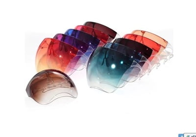 Careta protectora facial de policarbonato, soporte de lente y reutilizable color Careta protectora facial de policarbonato, soporte de lente y reutilizable color