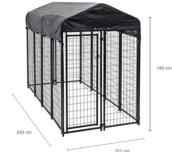 Jaula Negra para Perros