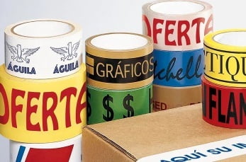 CINTA ADHESIVA CON IMPRESIÓN PERSONALIZADA PARA SELLADO DE CAJAS