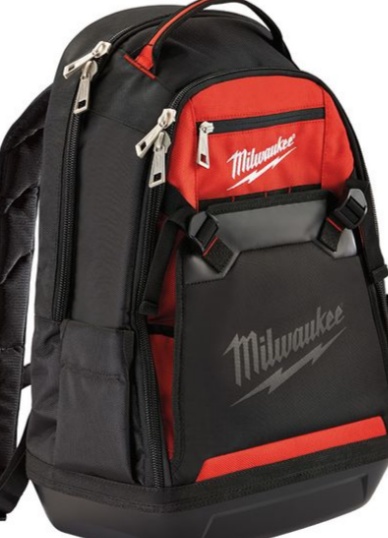 MOCHILA PARA TRABAJO DE POLIESTER DE 51 X 38 CM COLOR NEGRO