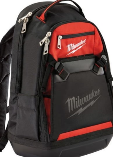 MOCHILA PARA TRABAJO DE POLIESTER DE 51 X 38 CM COLOR NEGRO