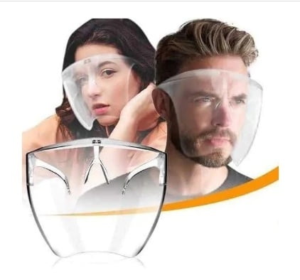 10 Caretas Curvas De Policarbonato Protector Facial 10 Caretas Curvas De Policarbonato Protector Facial