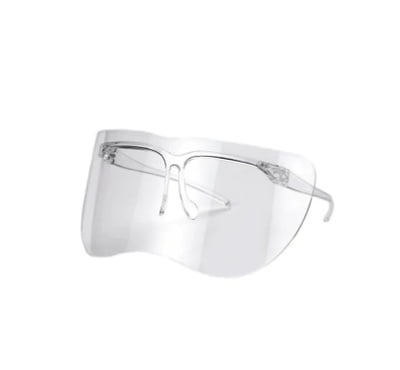 Media careta protectora de policarbonato Media careta protectora de policarbonato