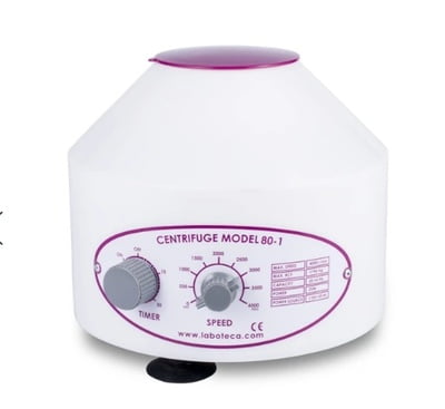 Centrifuga de mesa.