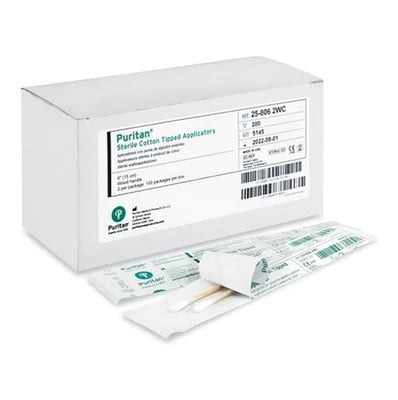 Aplicadores con Punta de Algodón - Uso en Consultorio, 6" Aplicadores con Punta de Algodón - Uso en Consultorio, 6"