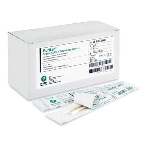Aplicadores con Punta de Algodón - Uso en Consultorio, 6" Aplicadores con Punta de Algodón - Uso en Consultorio, 6"