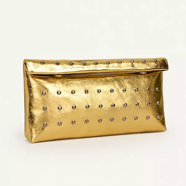 Rivet Envelope Clutch Purse