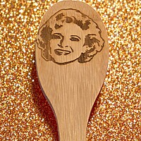Golden Girls Etched Spoon- Rose