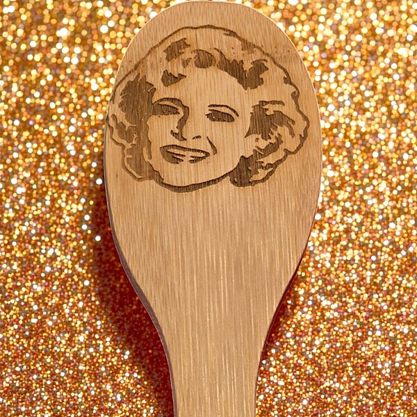 Golden Girls Etched Spoon- Rose