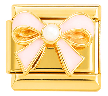 Golden Ribbon with Pearl