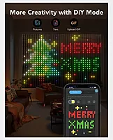 Govee Curtain Smart Light (1.5x2m) 25W WiFi Bluetooth Music Sync RGBIC