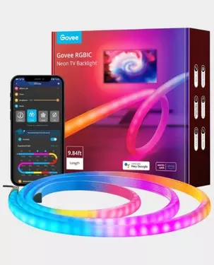 Govee RGBIC Neon TV Backlight 3M WiFi RGBIC