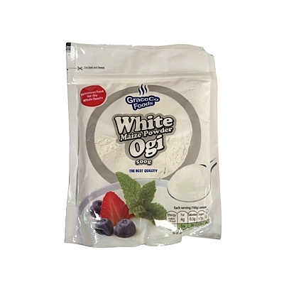 25178 Grace Co White Maize Powder Ogi 500g X 12