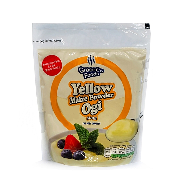 26075     Grace Co Yellow Maize Powder Ogi 500g X 12