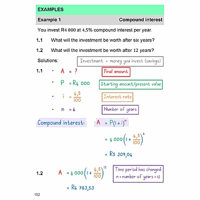 Grade 10 Maths 4 Africa Study Guide English, equations and inequalities