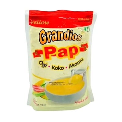 10506 Grandios Ogi Pap (Yellow) Akam 500g X 20