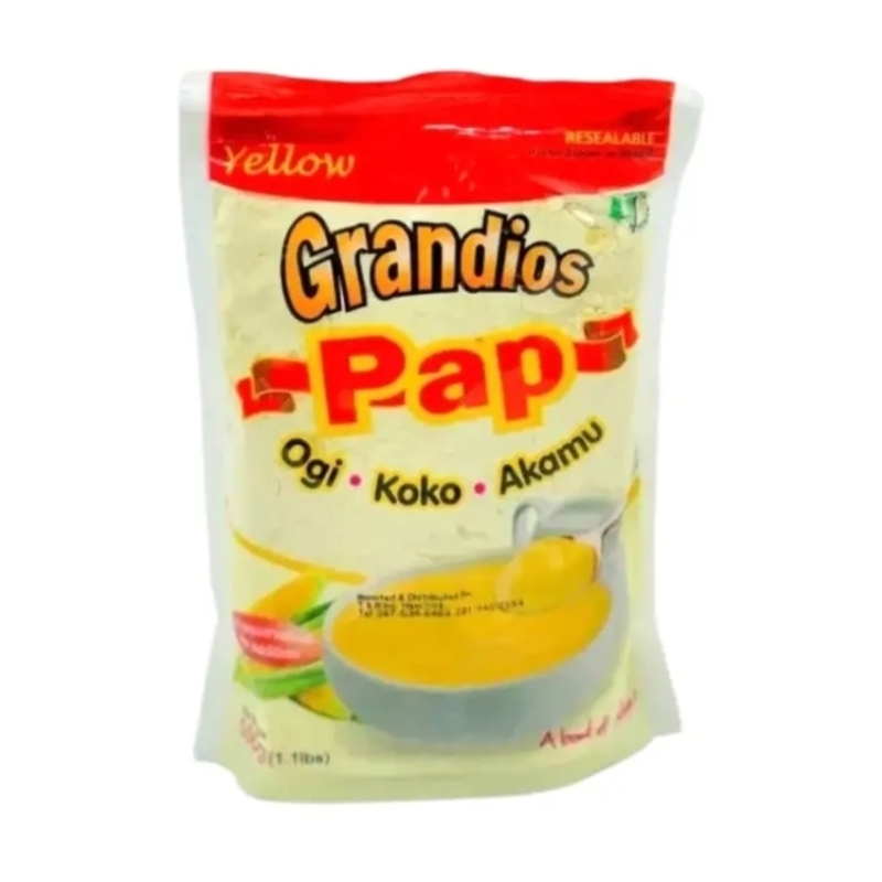 10506 Grandios Ogi Pap (Yellow) Akam 500g X 20