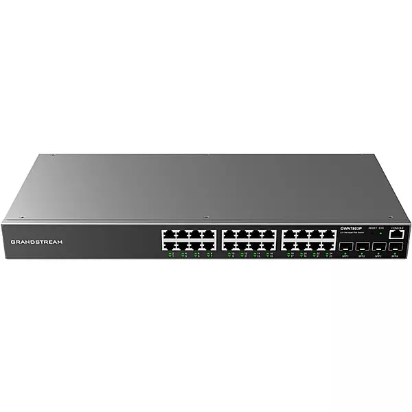 Grandstream Enterprise L2 24 port Managed GbE PoE+ Switch 370W