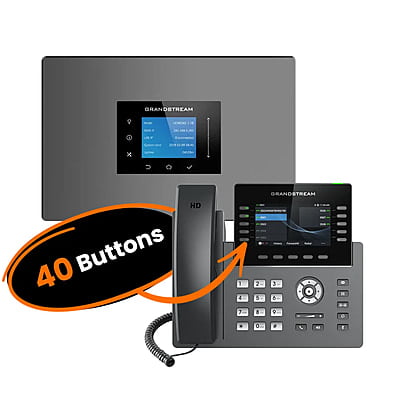 Grandstream Phone System Kits with 40-Button Phones  Grandstream Phone System Kits with 40-Button Phones