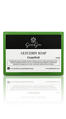 Grapefruit Scented Glycerine Soap (100g)