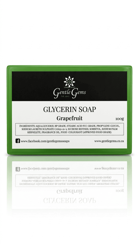Grapefruit Scented Glycerine Soap (100g)