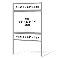 2-Rider Steel Frame — 24x18