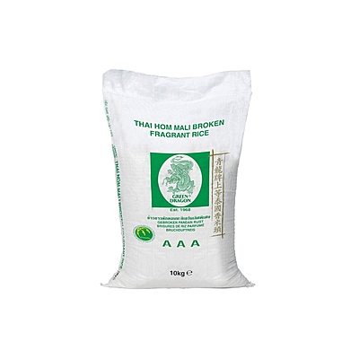 76878 Green Dragon Aaa (Broken) Jasmine Rice 10kg
