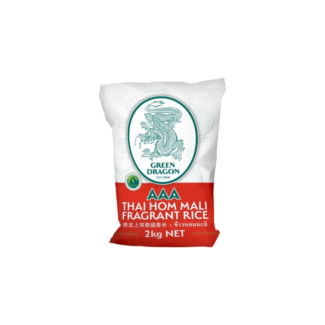 24729     Green Dragon Thai Jasmine Rice 2kg X 6