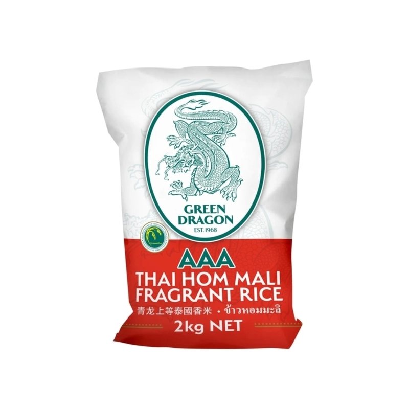 24729 Green Dragon Thai Jasmine Rice 2kg X 6