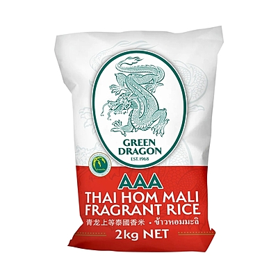 24729 Green Dragon Thai Jasmine Rice 2kg X 6