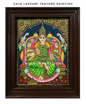 Lakshmi Devi Tanjore Painting - Exclusive Collection Lakshmi Devi Tanjore Painting - Exclusive Collection