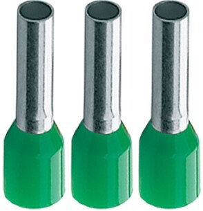 Bootlace Ferrules 0.5 mm - Green Bootlace Ferrules 0.5 mm - Green