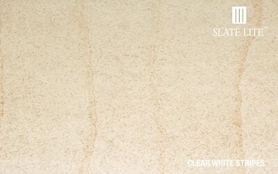 Slate-Lite CLEAR WHITE STRIPES