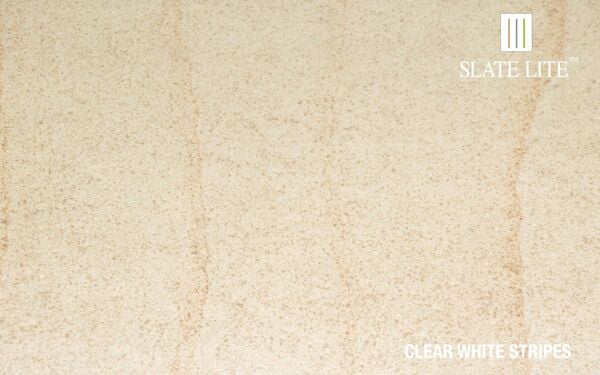 Slate-Lite CLEAR WHITE STRIPES