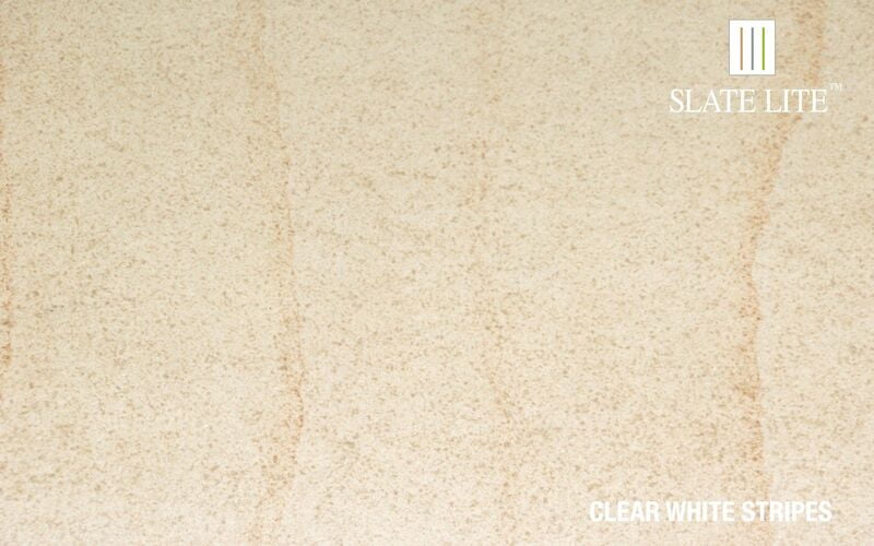 Slate-Lite CLEAR WHITE STRIPES