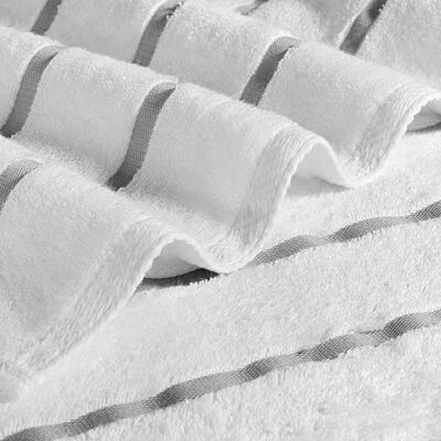 Grey Stripe Pool and Beach Towel