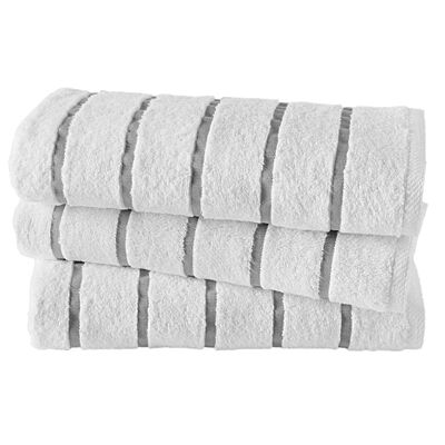 Grey Stripe Pool and Beach Towel