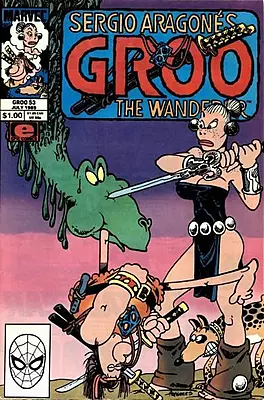 Sergio Aragonés Groo the Wanderer #53 Newsstand Variant (Epic Comics Marvel...
