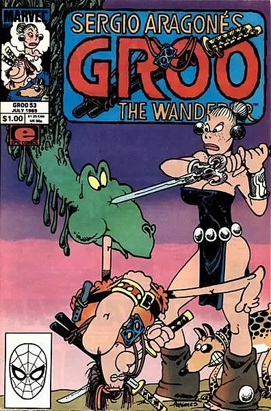Sergio Aragonés Groo the Wanderer #53 Newsstand Variant (Epic Comics Marvel...