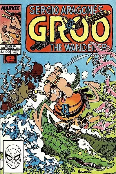 Sergio Aragonés Groo the Wanderer #55 (Epic Comics Marvel Comics September 1989)