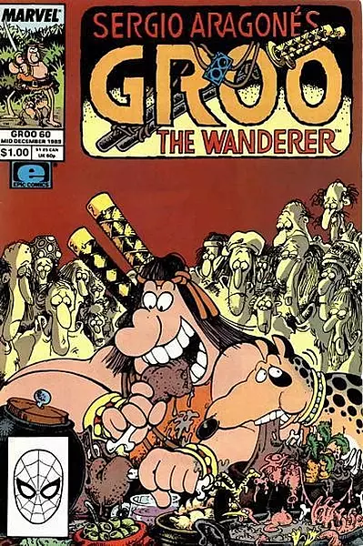 Sergio Aragonés Groo the Wanderer #60 (Epic Comics Marvel Comics Mid December...
