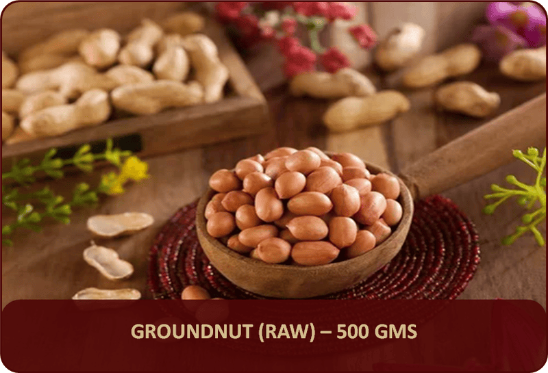 Groundnut (Raw) - 500 Gms