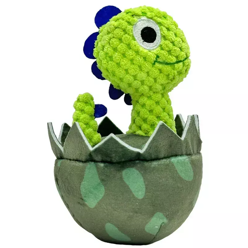 Dog Plush Toys Green Dinosaur