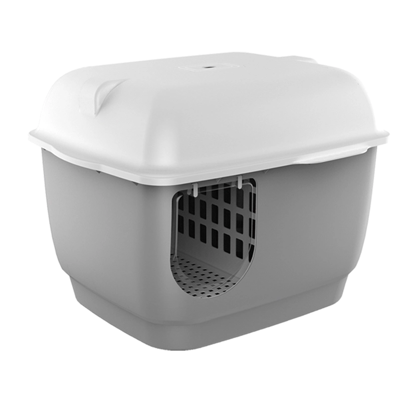 Gentleman Gray Premium Enclosed Cat Litter Box