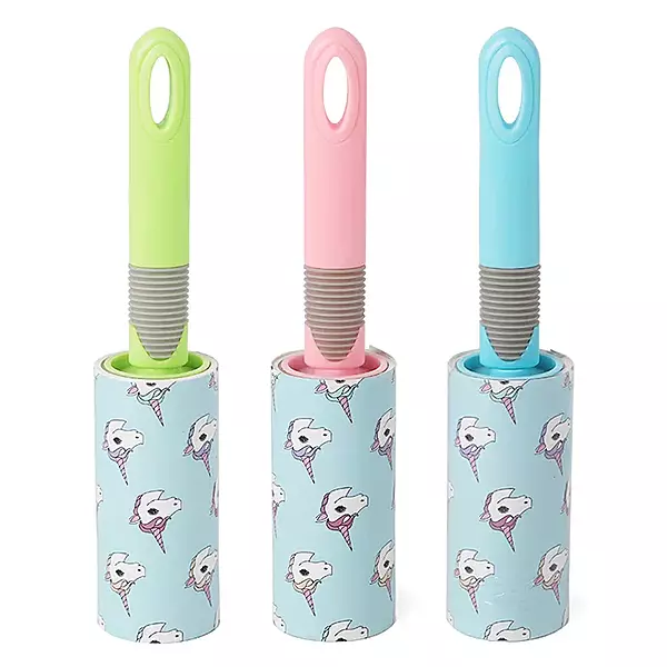Reusable Pet Hair Lint Roller – Portable Fur Remover Brush