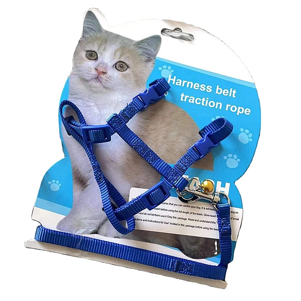 Adjustable Cat Harness & Leash Set – with Ring Ball