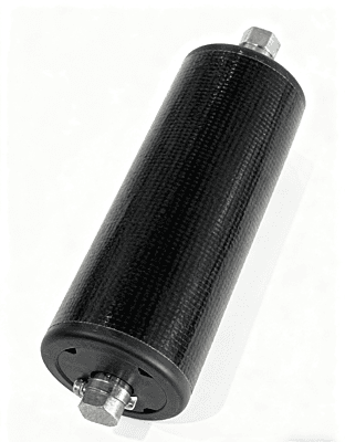 SpanTech Carbon-Fiber Roller — 2.50" OD x 18.00" BF, Hex Shaft Ends (Drop-In) SpanTech Carbon-Fiber Roller — 2.50" OD x 18.00" BF, Hex Shaft Ends (Drop-In)